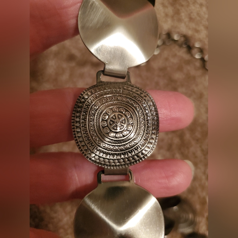 Kirks Folly Silver Designer Belt